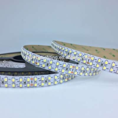 5 years warranty double line/row smd 3528 240led/m 24v led strip light IP20 single color