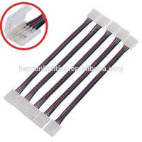 free soldering LED connector 4 Pin for 10mm rgb strip light