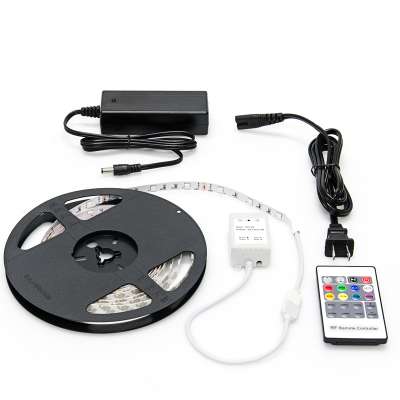 Shenzhen Factory 12V IP20 None-waterproof SMD5050 60LED/M RGB led strip / high brightness red rgb led strip