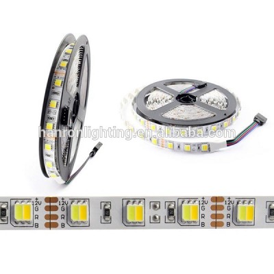 SMD5050 RGB Dual White warm white and cool white LED Strips 60LED/M